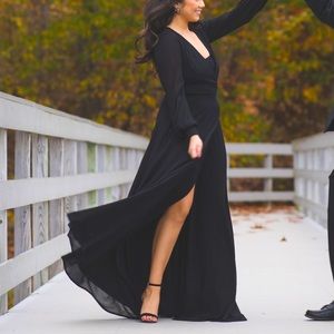 Black Long Sleeve Lulus Dress size S